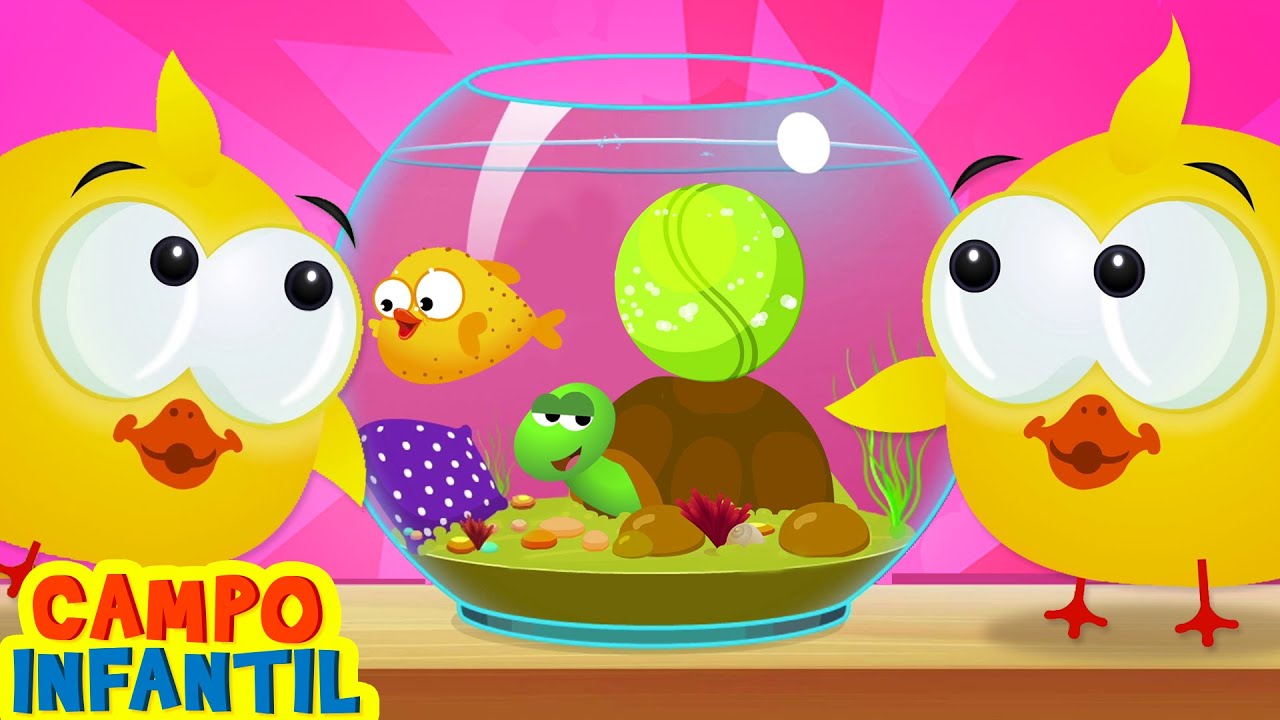 Patitos Adorables Jugando con la Pelota | Dibujos Animados Para Niños | Campo Infantil