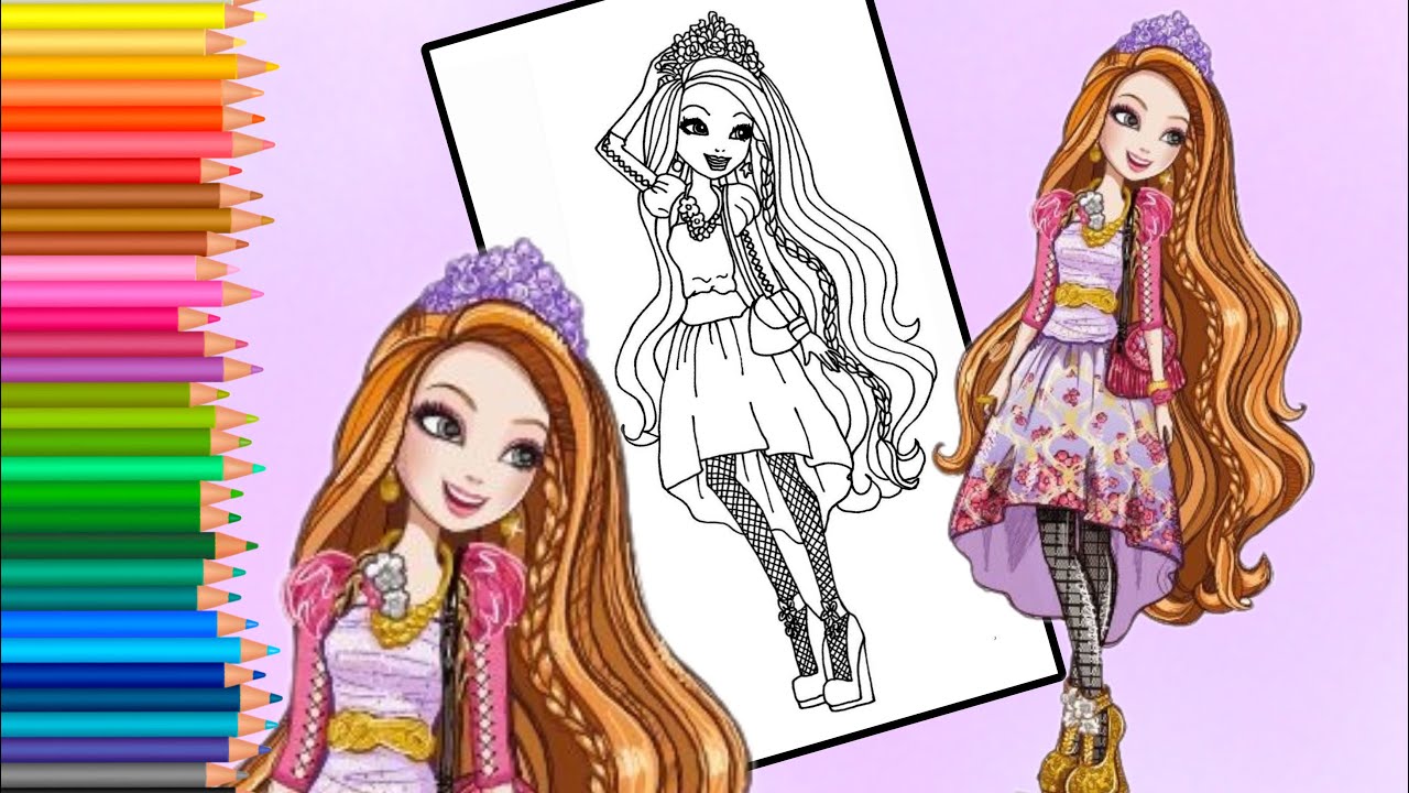 Ever After High coloring page | HOLLY O’ HAIR | coloring pages | संतोषजनक रंग