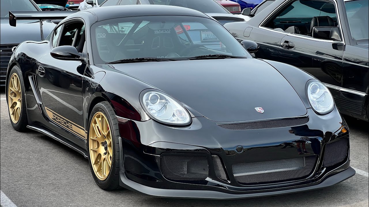 Trackshark Cars & Coffee - Porsche Cayman - Meridian Idaho 3/26/22