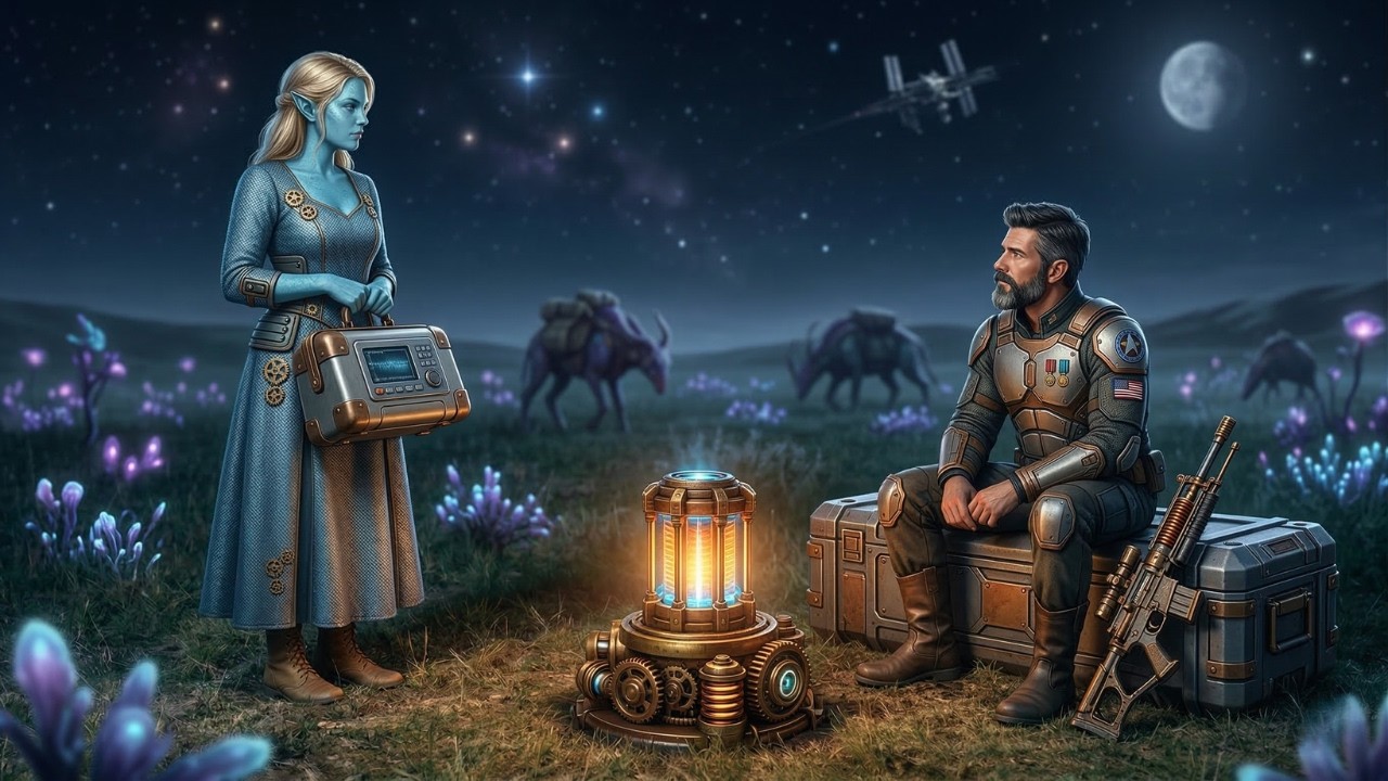 Инопланетянин прошептал: «Позвольте мне согреться вашей энергией…» Слова ветерана-человека измени...