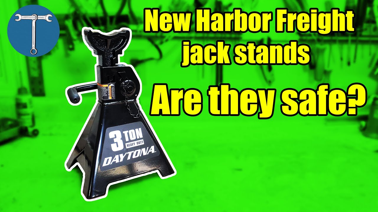 Обзор: Новые домкратные стойки Harbor Freight Daytona Locking Pin