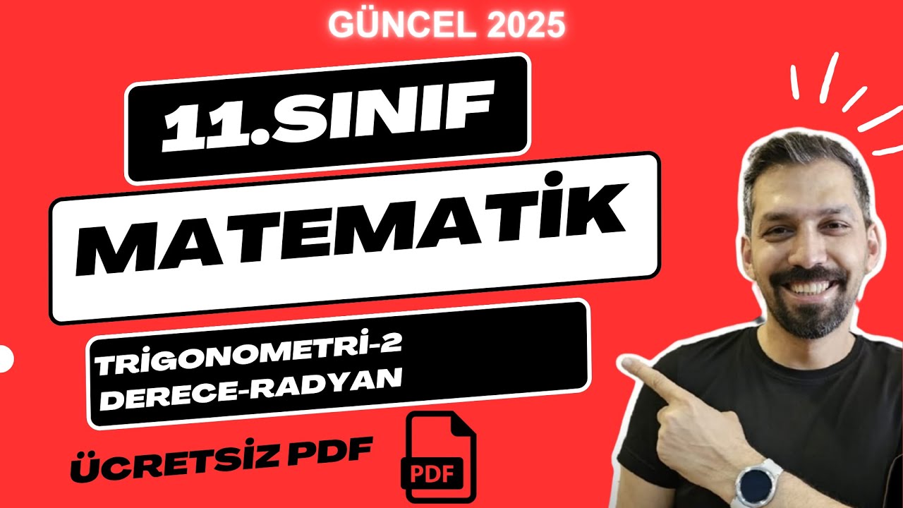 11.SINIF MATEMATİK TRİGONOMETRİ | AÇI ÖLÇÜ BİRİMLERİ - BİRİM ÇEMBER