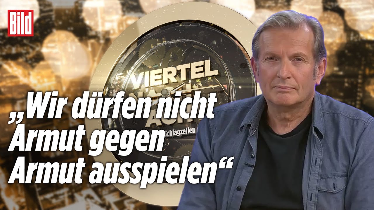 „Deutschland braucht eine Umverteilung“ | Gerhard Trabert | Viertel nach Acht