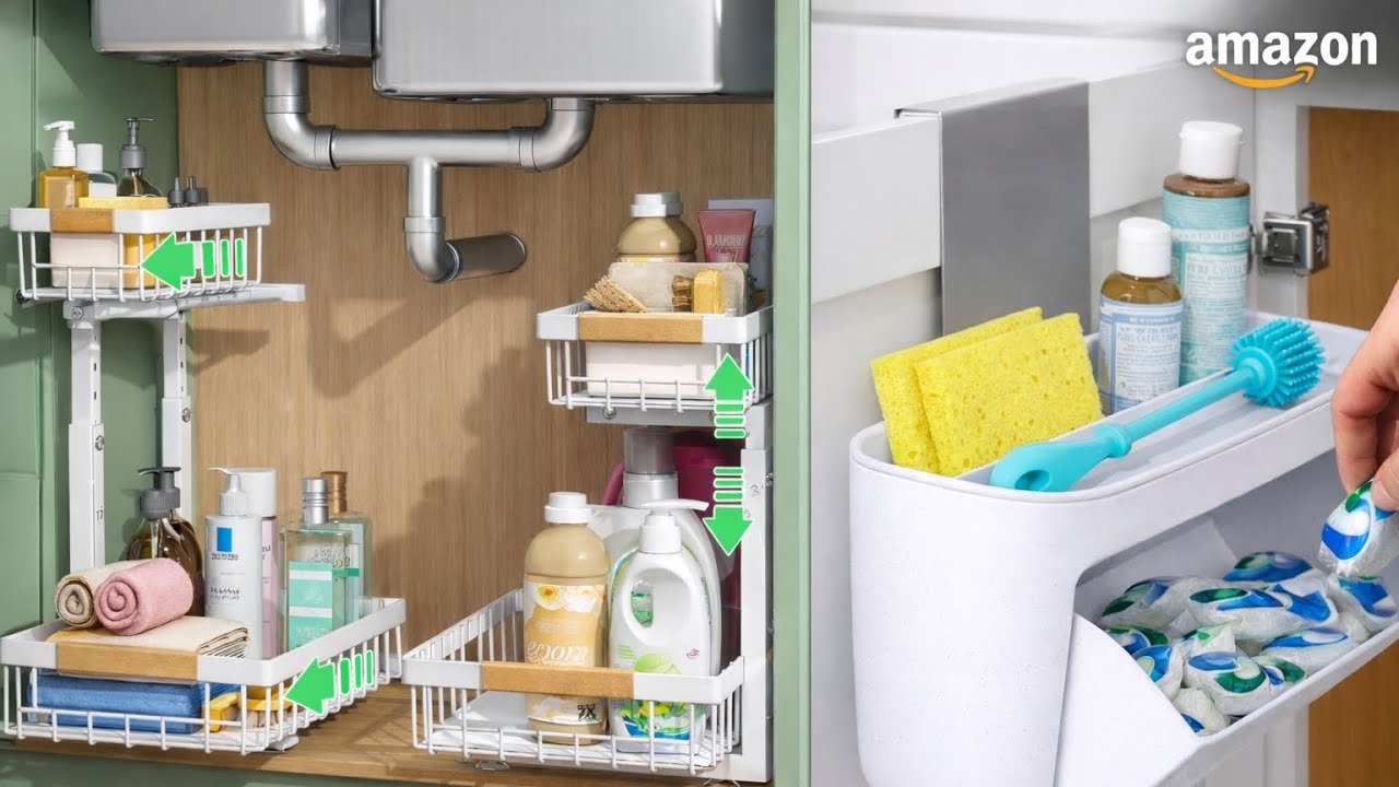 Amazon Kitchen Storage & Organization Ideas to Maximize Small Kitchen Space (with prices)