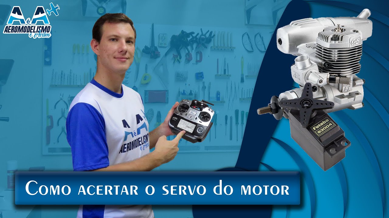 Como regular corretamente o servo do motor do seu aeromodelo?