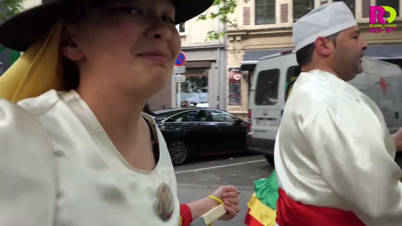 Marchas de Santo António realizadas a 7 de junho 2025 em Ville de Dudelange-Luxemburgo
