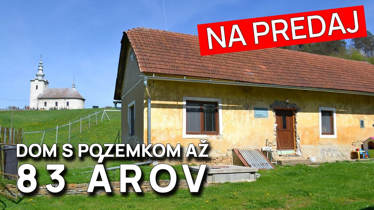 Výnimočné miesto s domom na polosamote (83 árov) │ DOM NA PREDAJ
