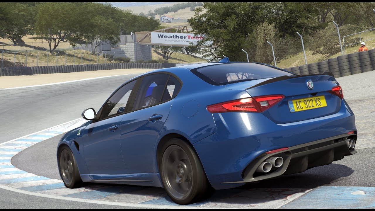 Alfa Romeo Giulia Quadrifoglio - Laguna Seca World Record 1:33:959 - Assetto Corsa