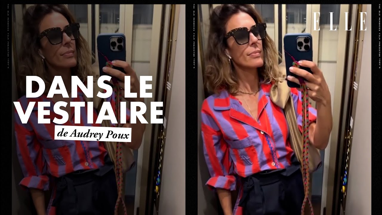 Dans le vestiaire d'Audrey Poux. ✨