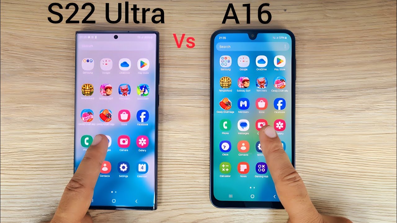 Samsung S22 Ultra vs A16 | SPEED TEST