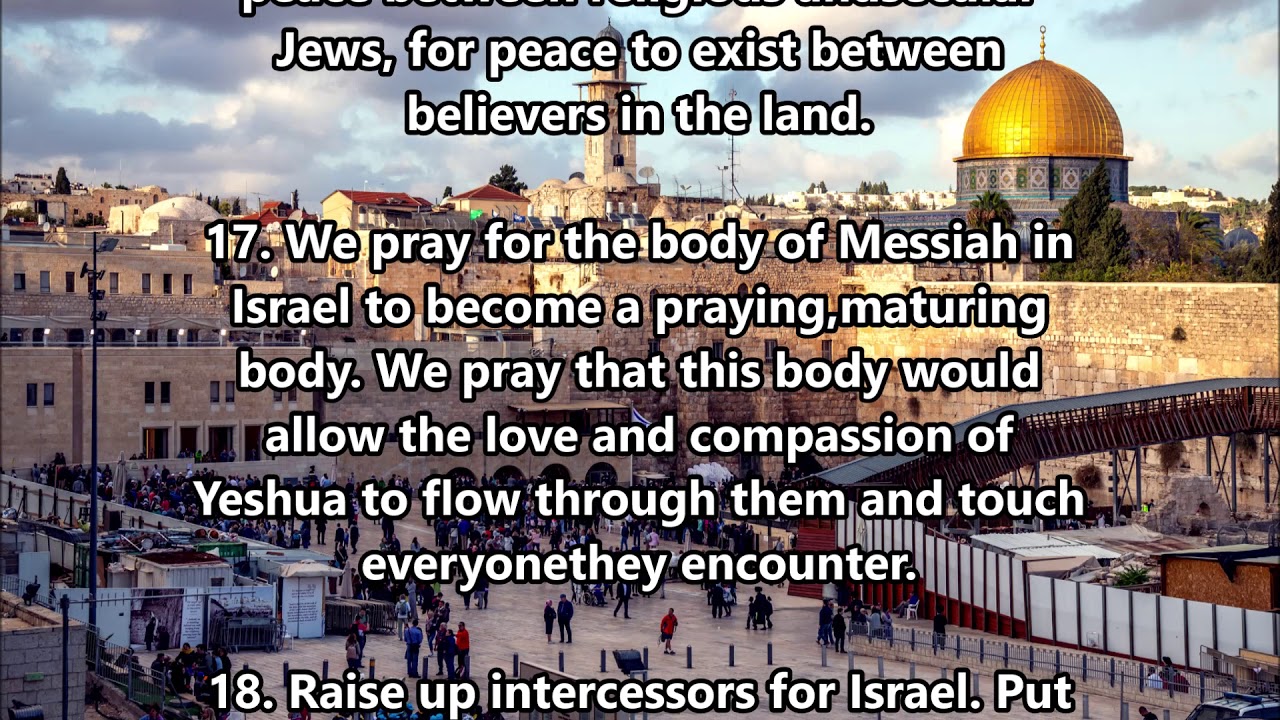 Prayer for Israel by Derek Prince