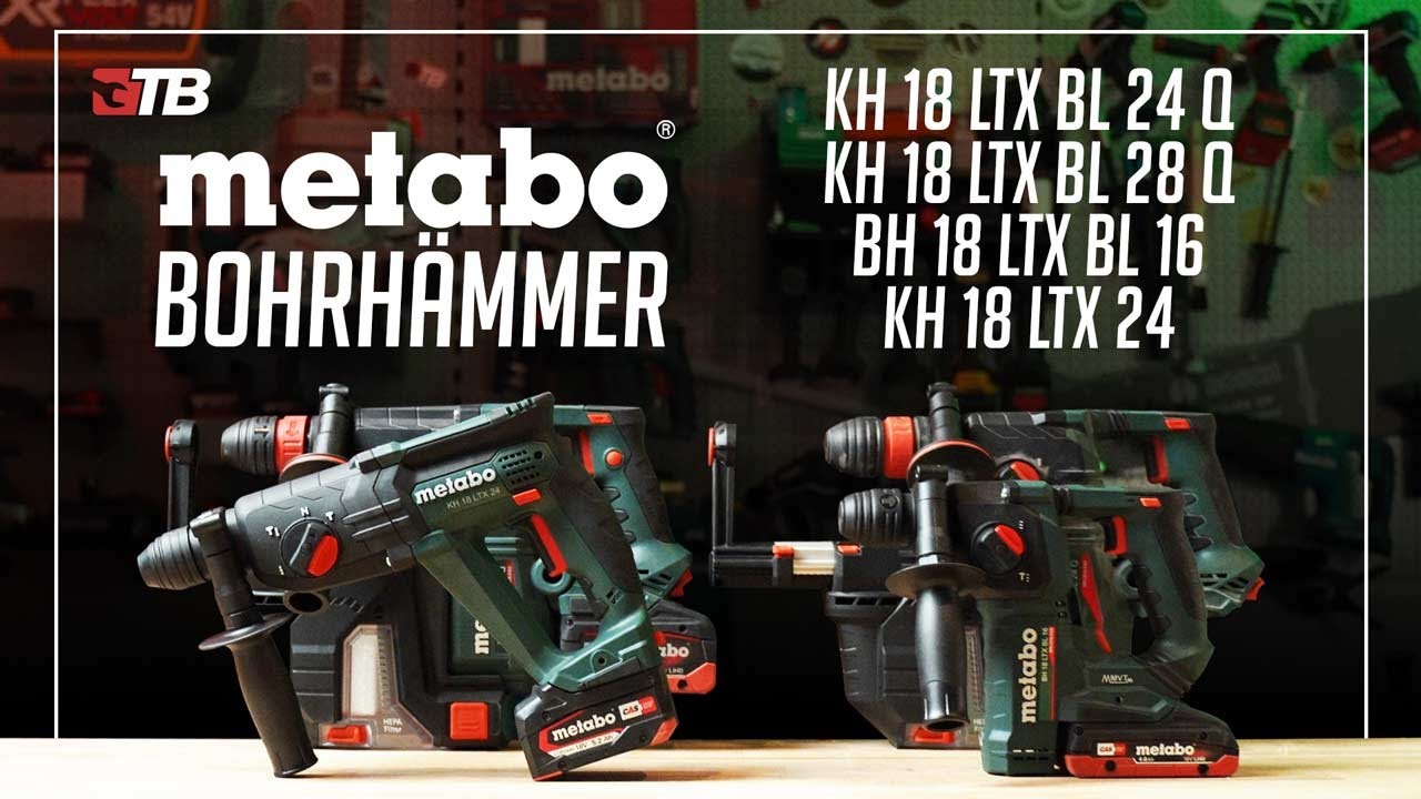 🔥Der GROßE METABO BOHRHÄMMERTEST | KH 18 LTX BL 24 Q, KH 18 LTX BL 28 Q, BH LTX BL 26, KH 18 LTX 24