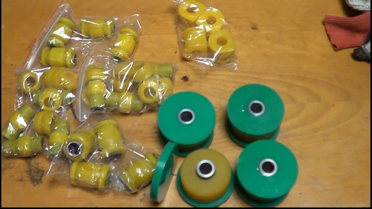 Установка полиуретановых сайлентблоков (часть 1) (Polyurethane Bushes)