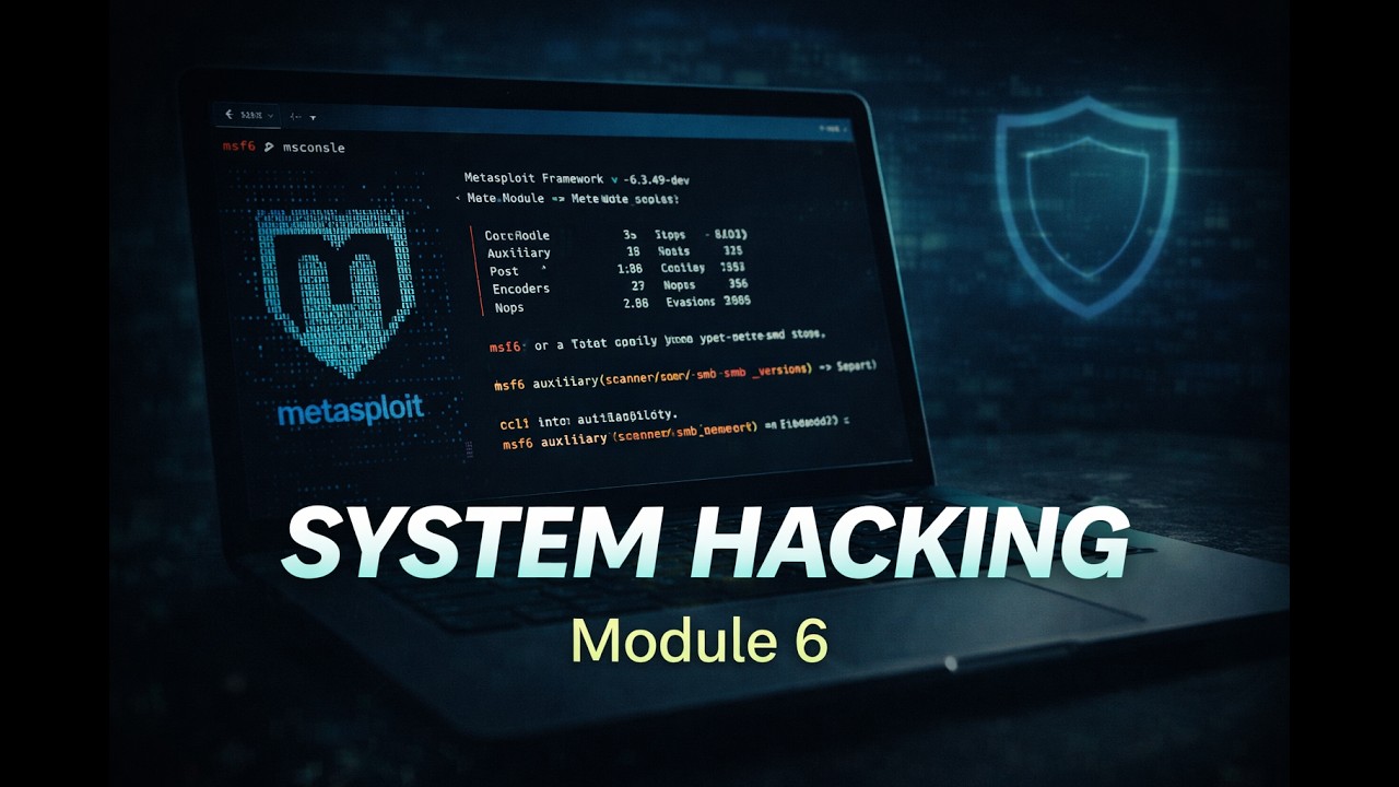 System Hacking & Shell Access Explained | Metasploit, Reverse Shell & Privilege Escalation