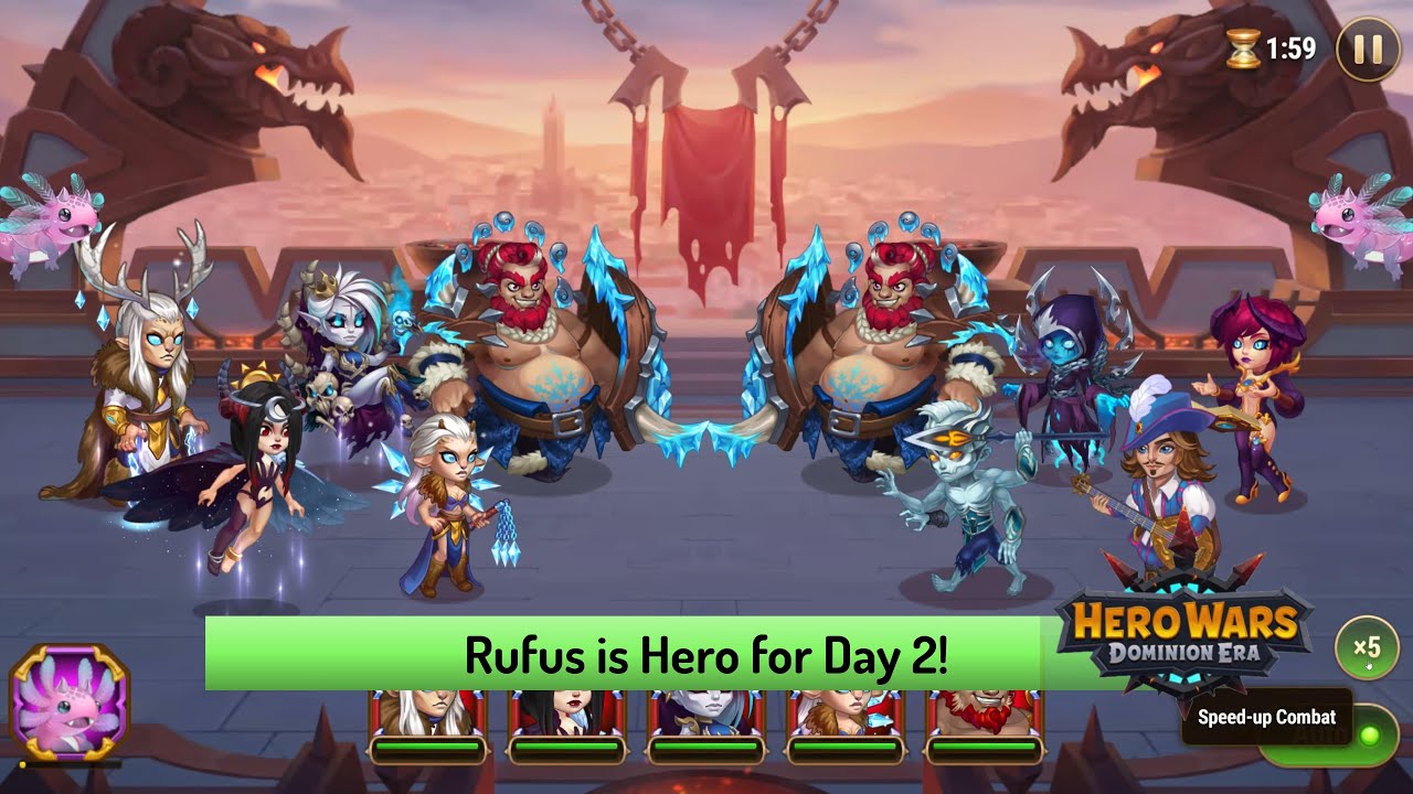 Rufus Brawl &mdash; Hero Wars: Dominion Era