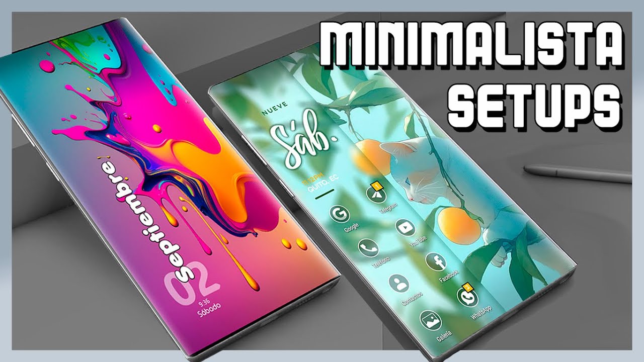 PERSONALIZACIÓN Minimalista para Android 2023 - Máximo SETUP Nova Launcher Gratis, Simple y Elegante