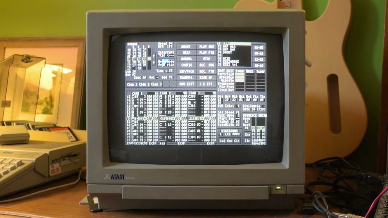 🎹 YQN - Uncharted // Atari ST ~ MaxYMiser ~ YM2149 ~ Hardware