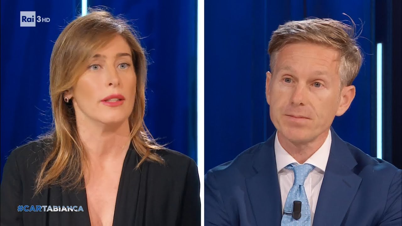 Alessandro Orsini e Maria Elena Boschi - Cartabianca - 17/05/2022