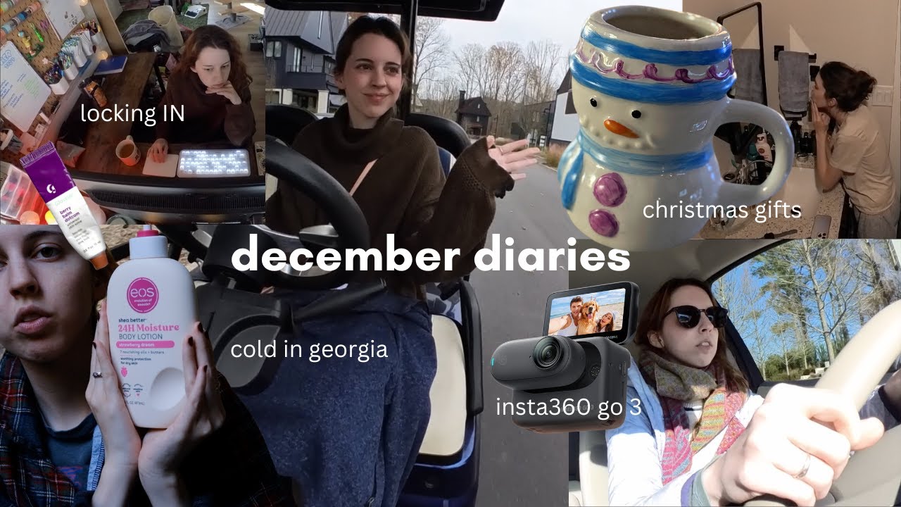 december diaries - insta360 go 3 vlog