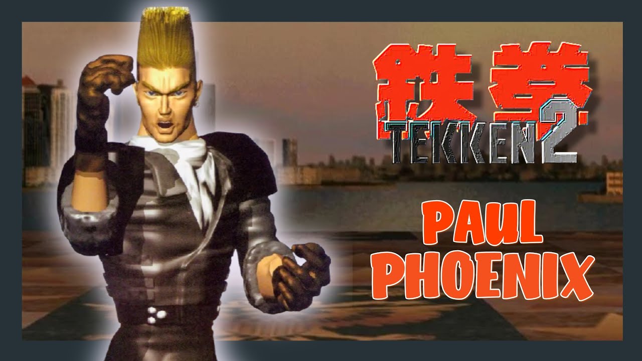 PAUL PHOENIX - TEKKEN 2 Arcade On Medium - PS1
