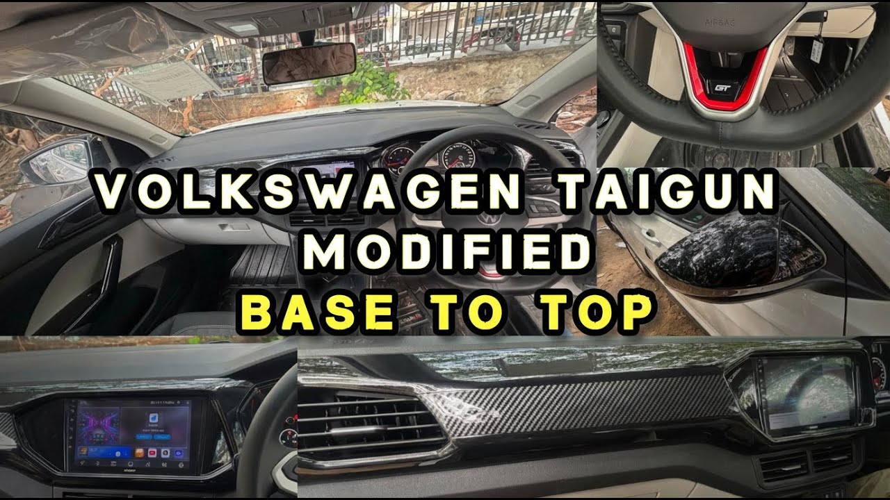 💥NEW TAIGUN MODIFIED ✅VOLKSWAGEN TAIGUN BASE MODEL.||Don't Miss the End.. #taigun