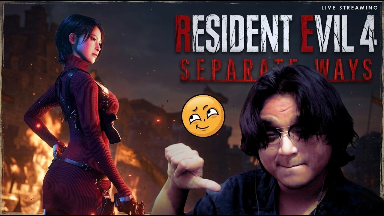 SHE IS MID! RESIDENT EVIL 4 Separate Ways DLC ADA WONG LIVE PART 1