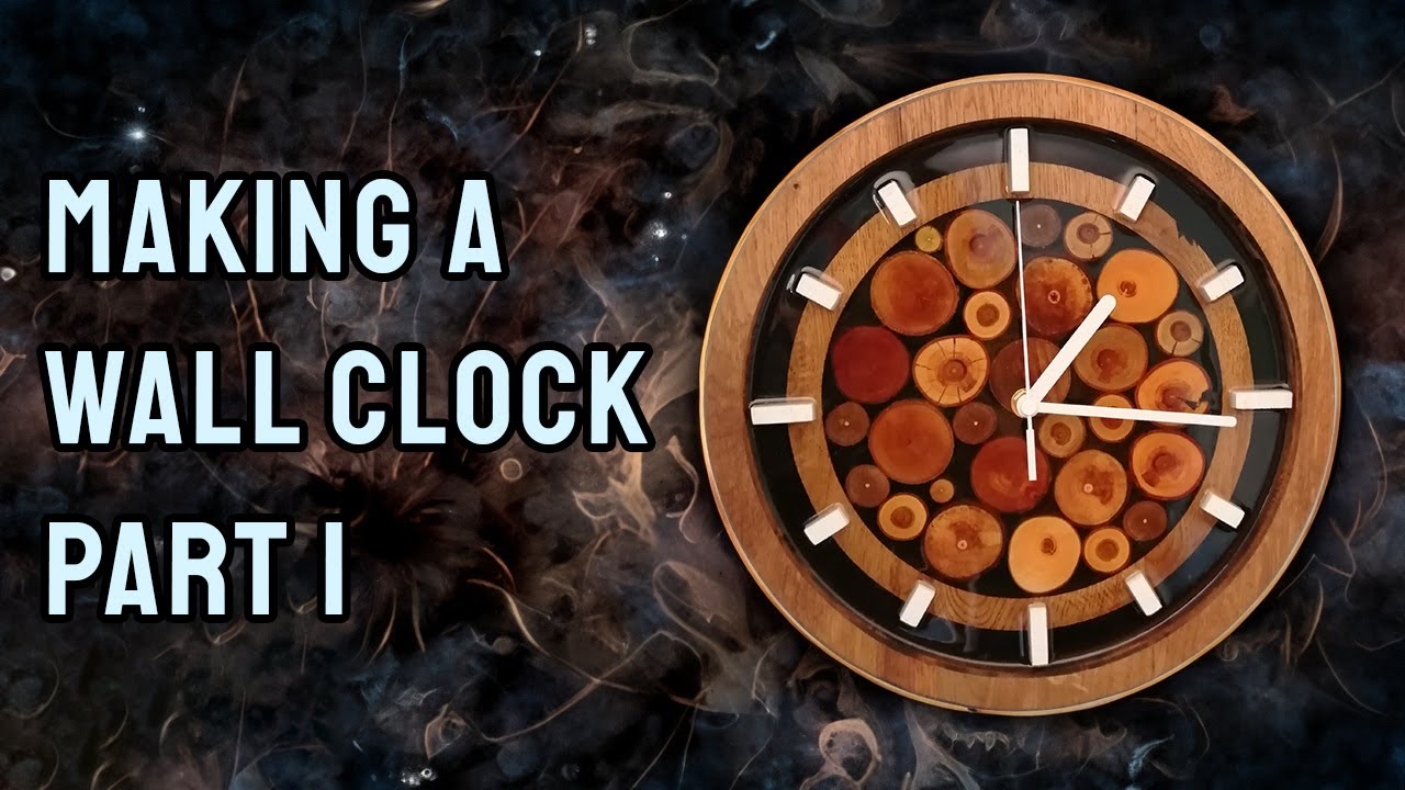 From Sawdust to Timepiece: The Oak and Epoxy Clock Build Part 1 #woodworking #wallclockdesign #epoxy
