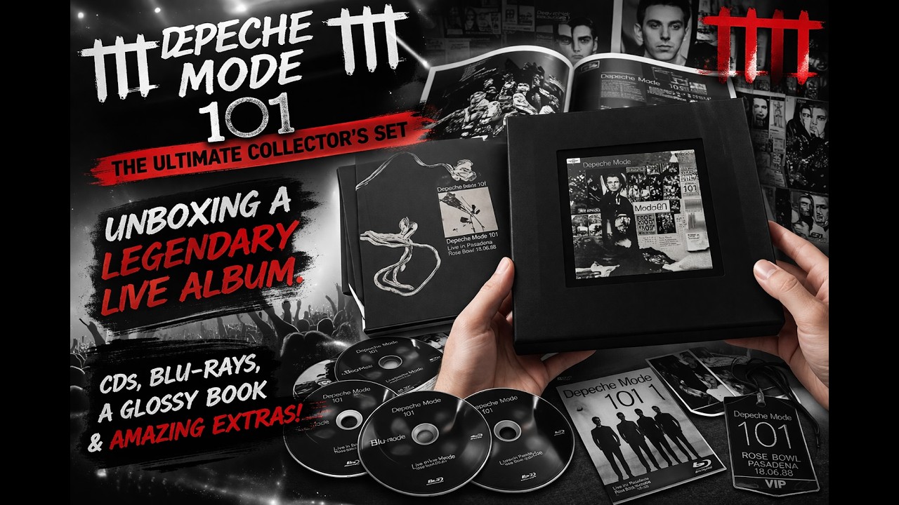 Depeche Mode 101 Collectors Edition Set #physicalmedia #bluraycollection