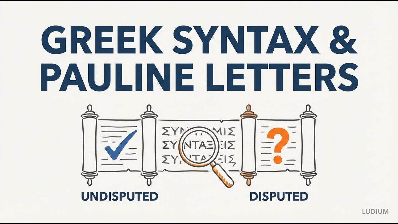 NT 17.2 | The Disputed Pauline Letters: What Greek Syntax Reveals