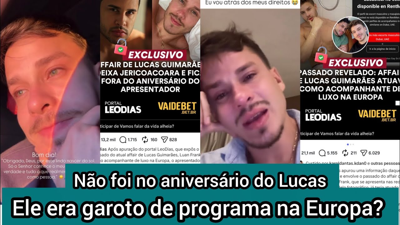 Luan Frank affair de Lucas Guimarães chora após notícias de que é GP e vai embora de Jeri - mentiu? 