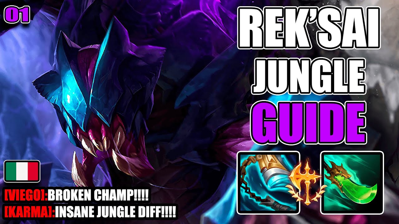 REK’SAI JUNGLE SPIEGATA BENE 🔥 | Guida Completa ITA su Early Game e Macro #01