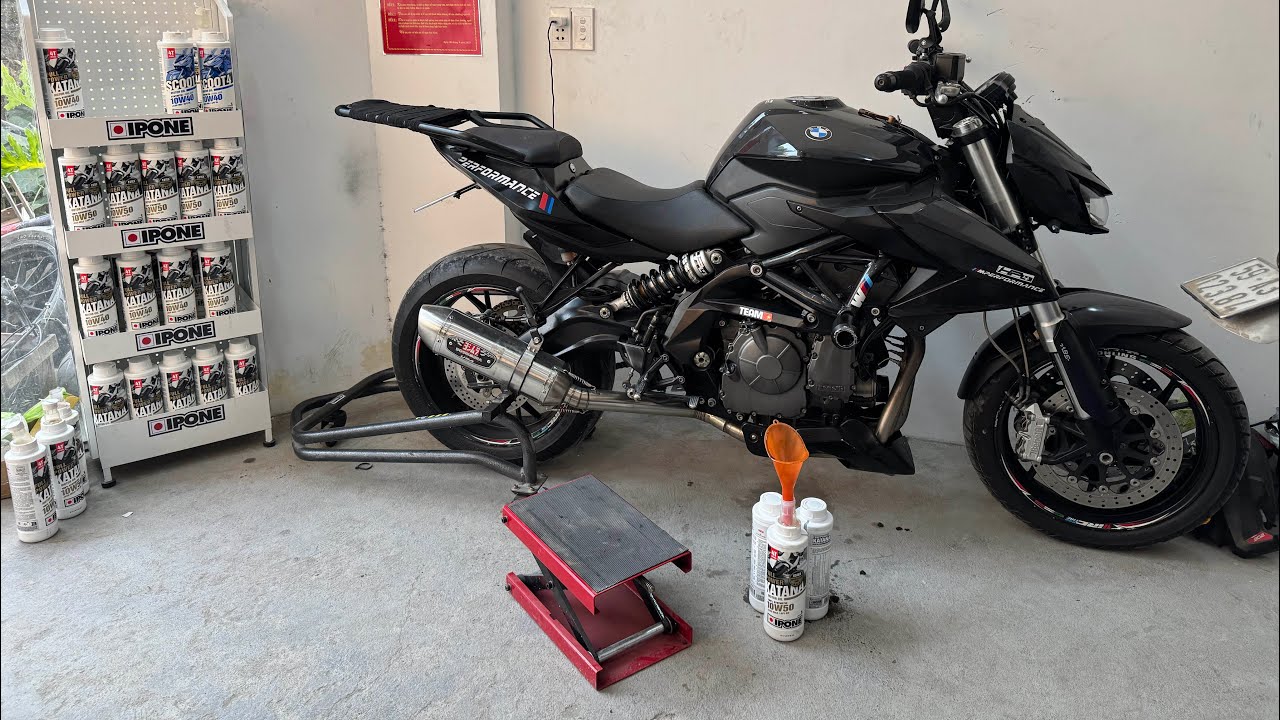 Nhớt nào phù hợp với Benelli Bn600i ( cách thay nhớt cho benelli BN600i)