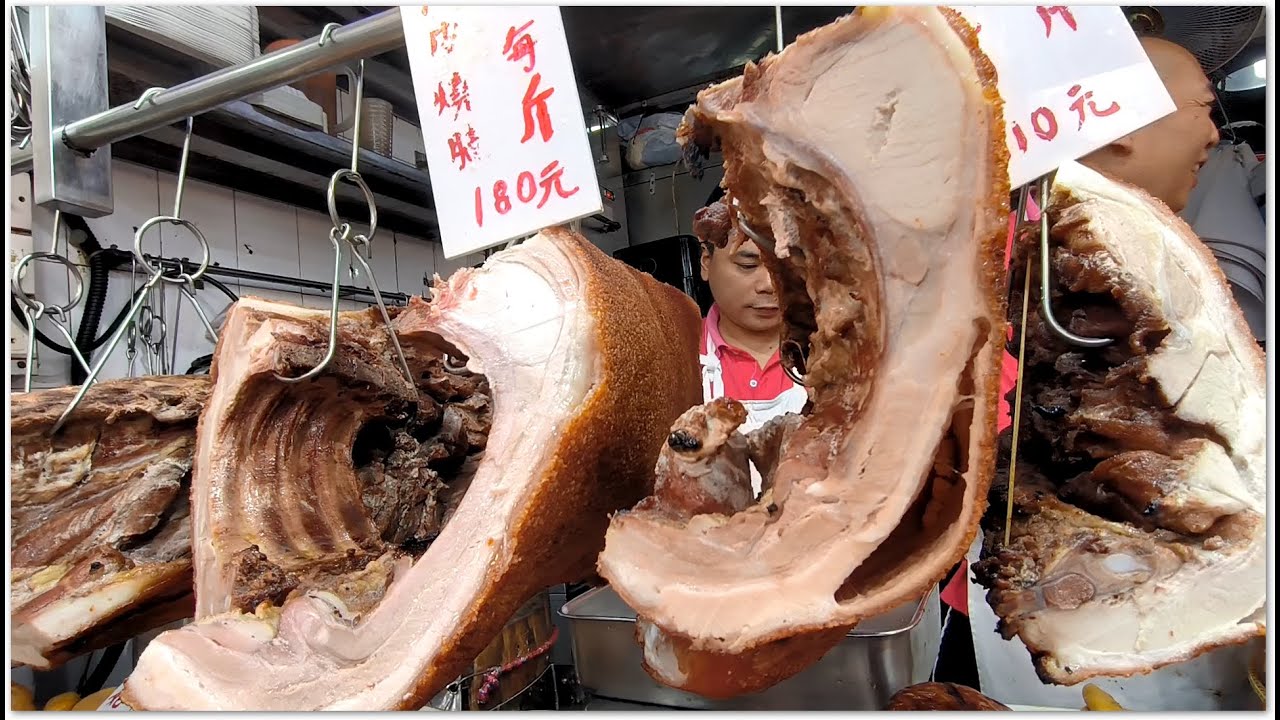 香港燒味飯 Roast Pork Rice So Yummy Hong Kong Food 靚女也來買燒味飯 豉油皇雞翼嫩滑好吃啊 燒鵝皮香肉嫩多肉汁 雞脾打人牙骹軟 香港美食 百富豪燒臘飯店