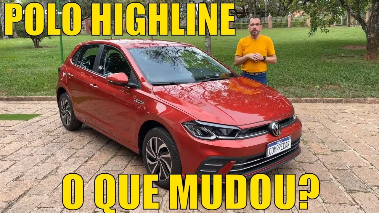 O que será que mudou? Volkswagen Polo Highline 2023