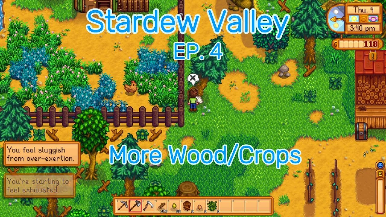 More wood/crops are needed - ep 4 - Stardew valley