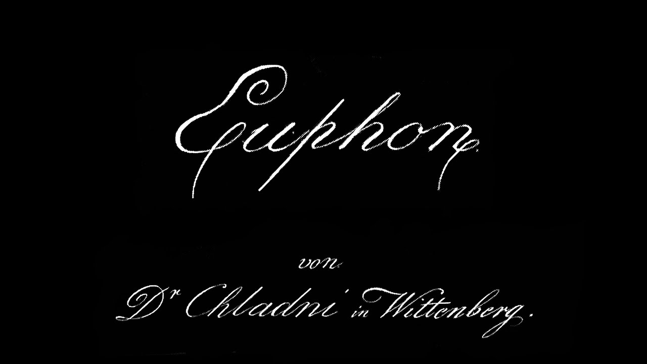 Chladni's Euphon - the sound of original 1822 instrument, reconstructed by Paweł Romańczuk in 2025.