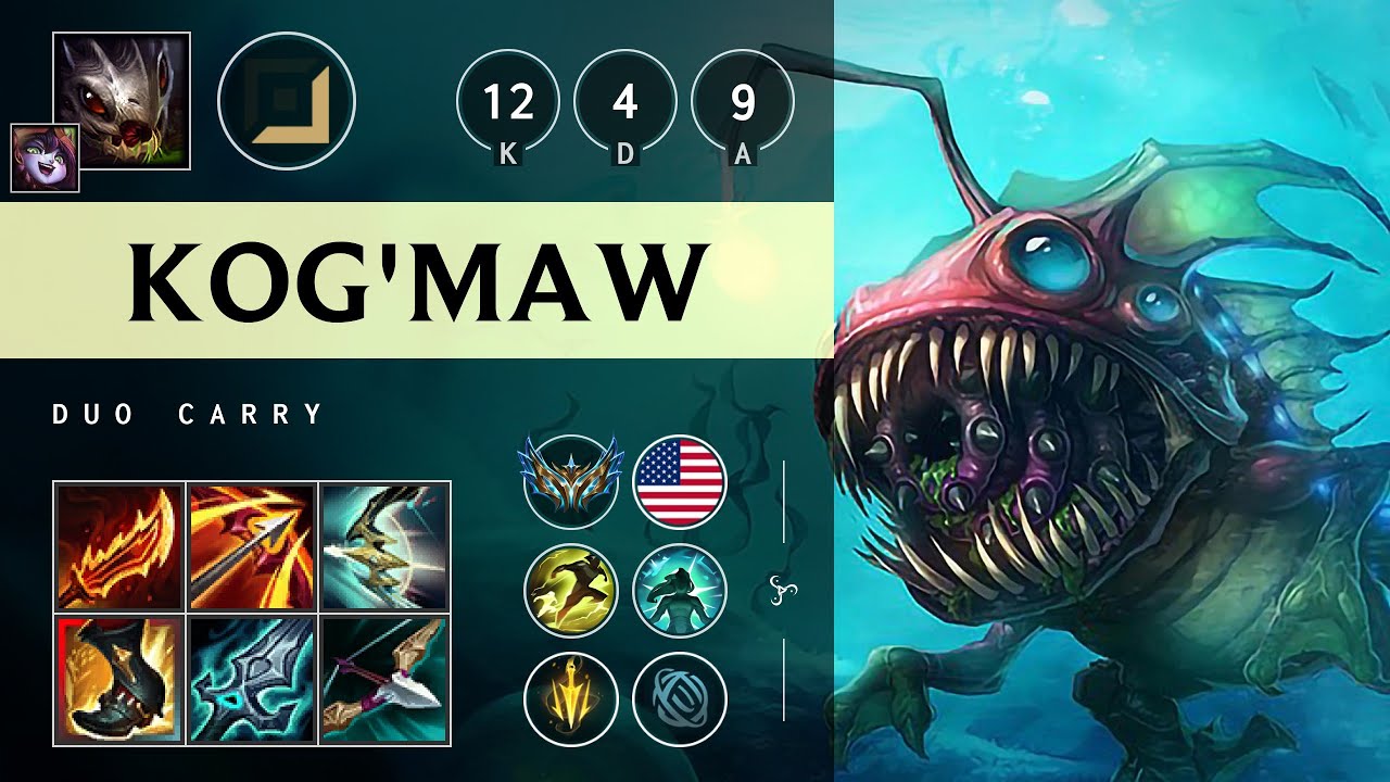 Kog'Maw ADC vs Ashe - NA Challenger Patch 25.04