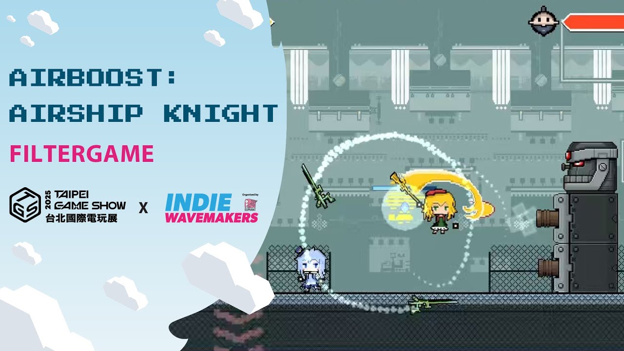 It's giving Megaman in 2025! It's Airboost: Airship Knight! #platformer #indiegame
