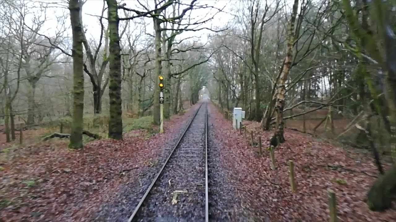 Epping Ongar Railway Driver's Eye View from Coopersale to North Weald.