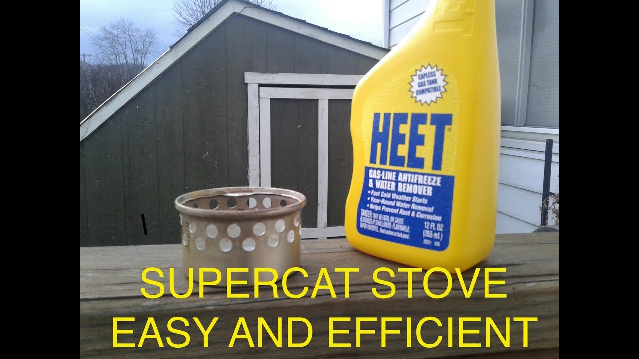 SUPERCAT ALCOHOL STOVE: EASY AND EFFICIENT