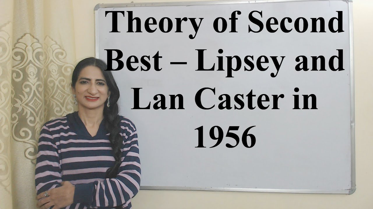 Theory of Second Best – Lipsey and Lan Caster in 1956