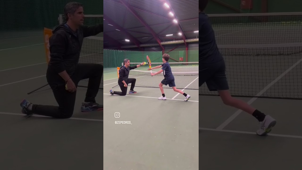 forehand drill for kids #tennis #tennisplayer #tennislife #tenniscourts
