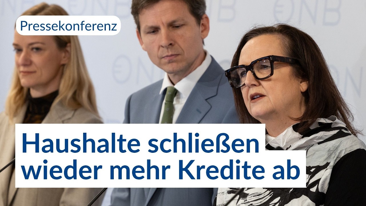 Pressekonferenz zu Entwicklungen bei Zinssätzen, Krediten, Einlagen und Wohnimmobilien