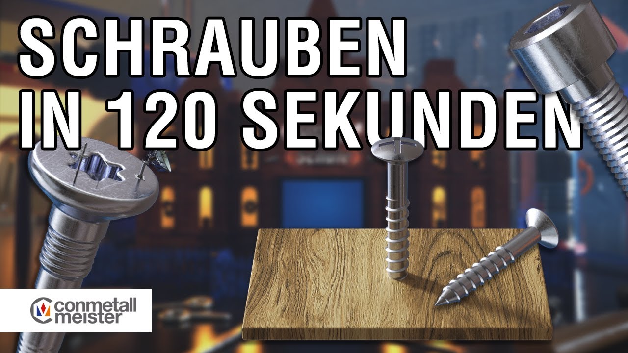 Schrauben in 120 Sekunden | Conmetall Meister Schule
