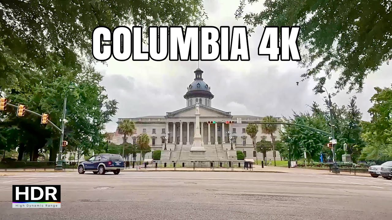 Virtual Tour Columbia, SC 4K, University of South Carolina  || Columbia South Carolina