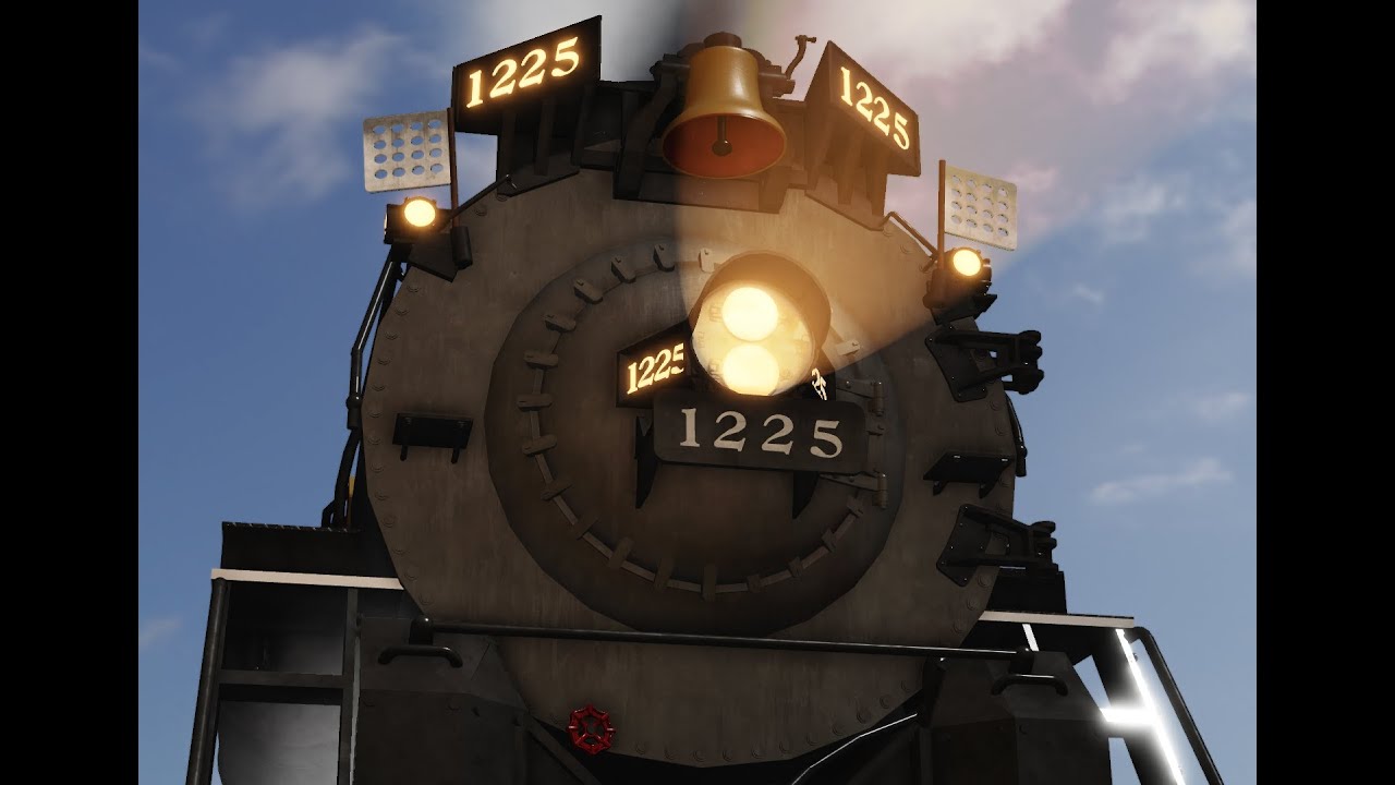 Railfanning Pere Marquette 1225 LIVE - Roblox