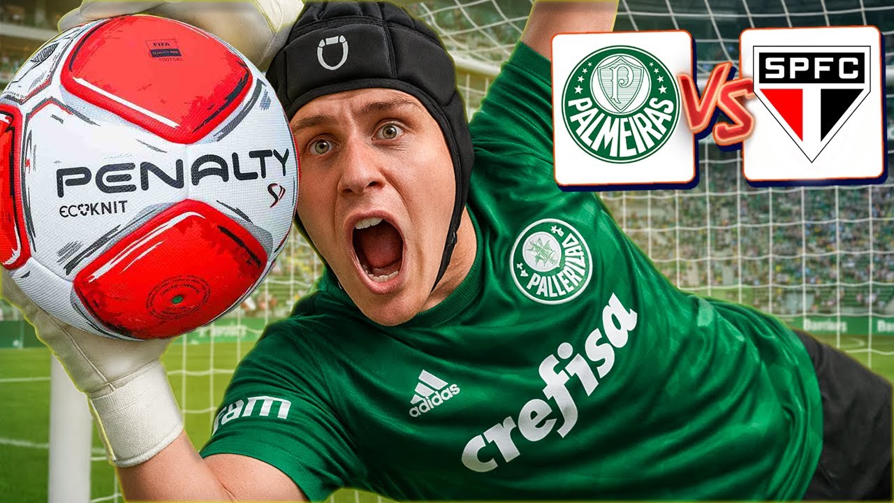 FUI GOLEIRO DO PALMEIRAS X SÃO PAULO E O JOGO FOI PROS PENALTIS!
