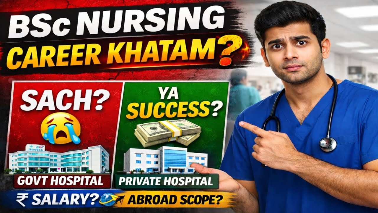 BSc Nursing 2026 Kare Ya Na ? 😱 | Scope, Salary & Reality 2026 | Govt vs Private #bscnursing #upcnet