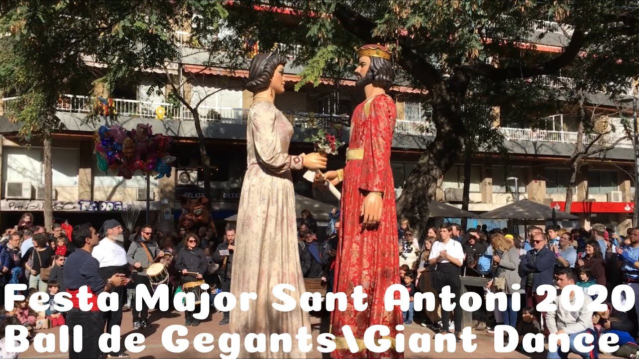 Sant Antoni Ball de Gegants 2020/Giant Dance | Festa Major Barcelona Spain
