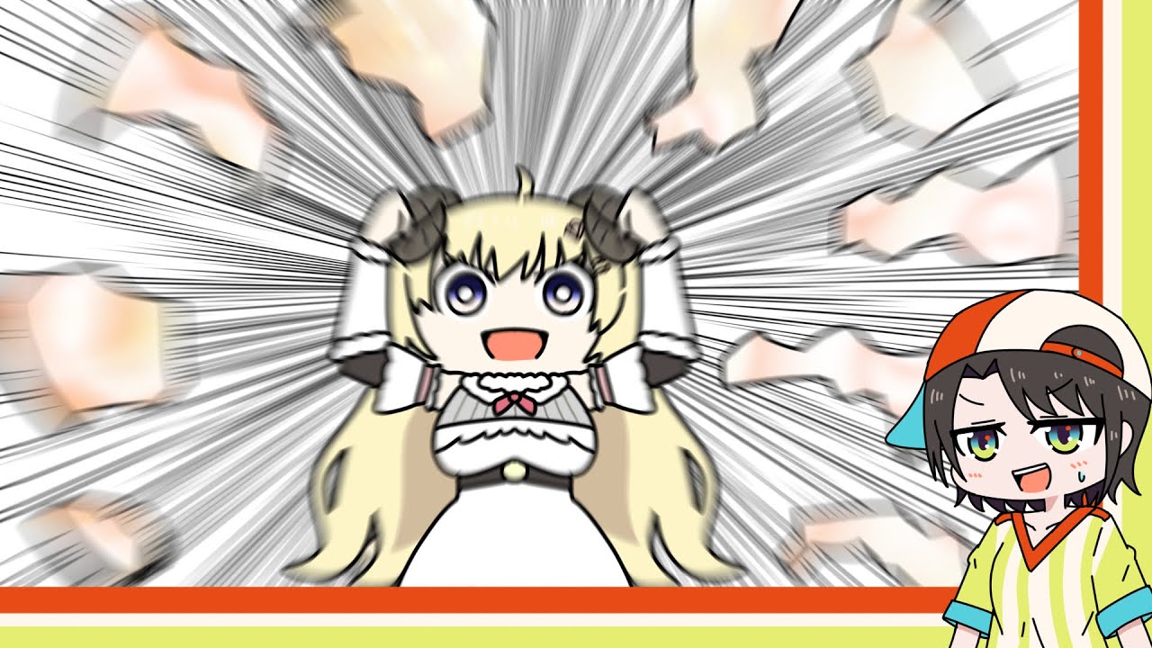 【手描き】リハ中のテンションが何やらおかしいわためぇの話【大空スバル/角巻わため/ホロライブ/切り抜き漫画】